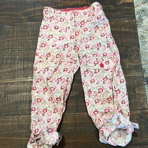 GAP girls floral cargo pants